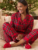 Cotton Flannel Sleep Set - Solstice Plaid