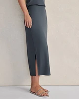 Modal Ribbed Skirt