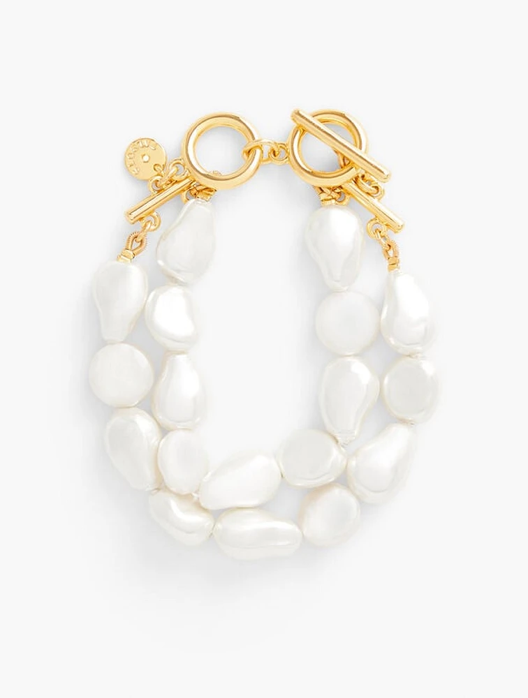 Classic Pearl Torsade Bracelet