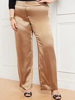 Satin Wide Leg Pants