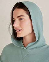 Organic Cotton Waffle Knit Hoodie