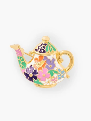 Tea Pot Brooch