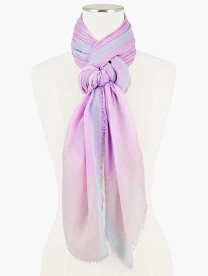 Spring Colorblock Oblong Scarf