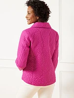 Rose Quilted Puffer Jacket