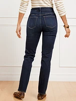 Straight Leg Jeans - Melrose Wash Curvy Fit
