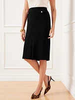 Luxe Ponte Pencil Skirt