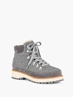 Jules Hiker Brushed Flannel Diamond Quilted  Boots