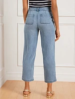 Summerweight Straight Ankle Jeans