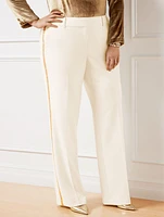 Wide Leg Pants - Sequin Stripe