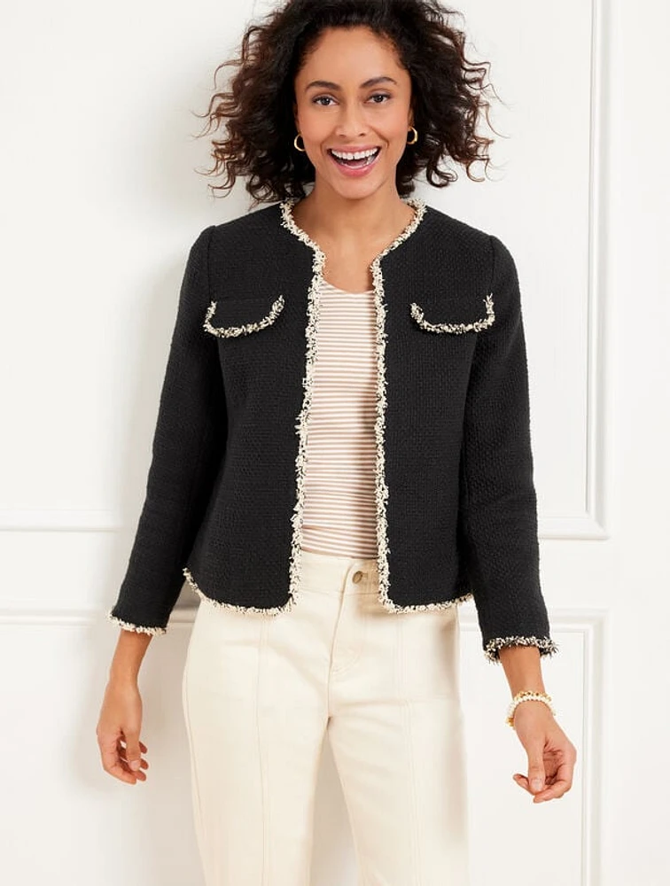 Amherst Tweed Fringe Jacket