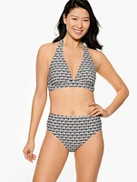 Aqua Club Halter Bikini Top - Fiji Shell