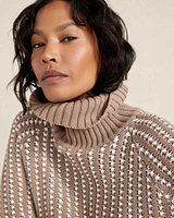 Texture Stitch Turtleneck