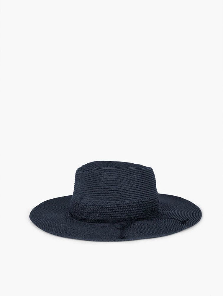 Raffia Inset Rancher Hat