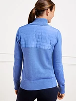 Coolmax® Quilted Sweater Jacket