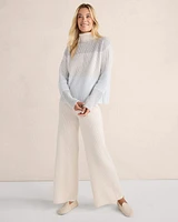 Plaited Cashmere Turtleneck Sweater