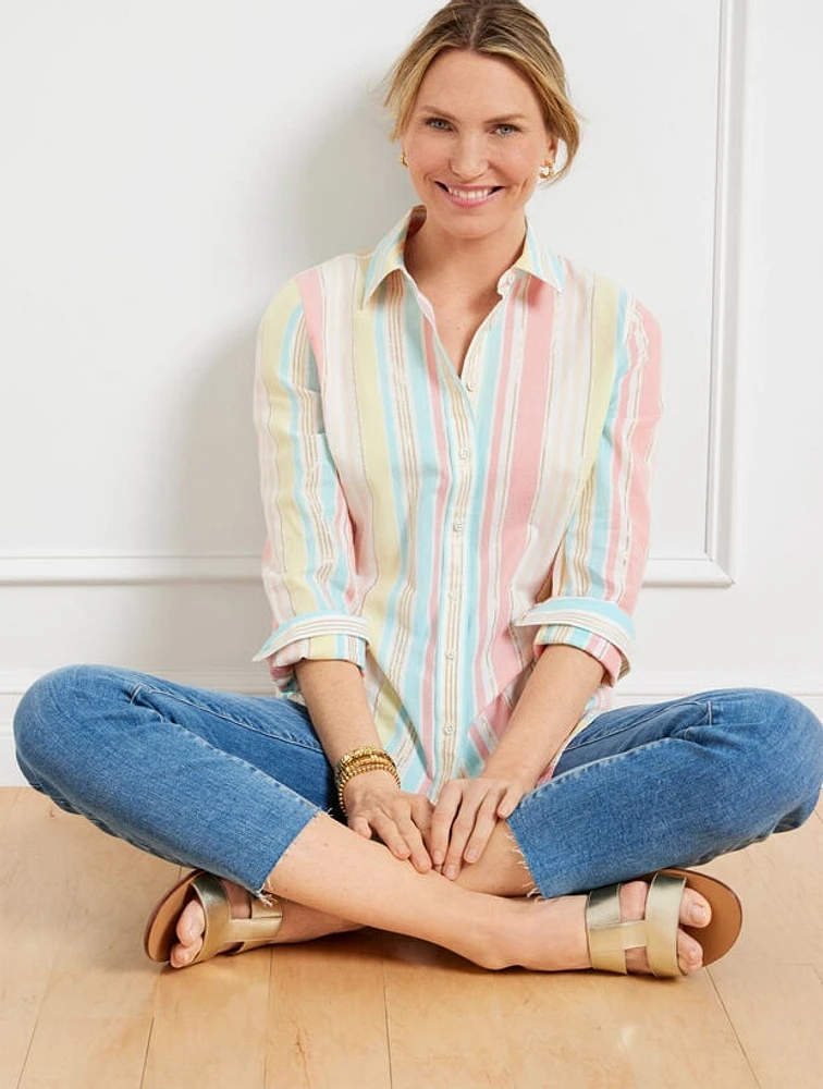 Modern Classic Shirt - Sunny Stripe