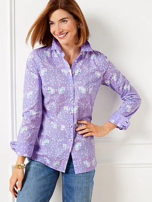 Modern Classic Shirt - Intricate Flowers