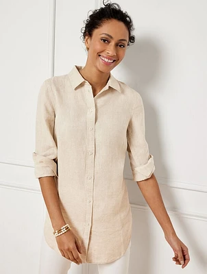 Linen Boyfriend Shirt