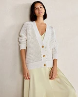 Knot Stitch Oversized Cardigan