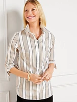 Non-Iron Tunic - Chatham Stripe