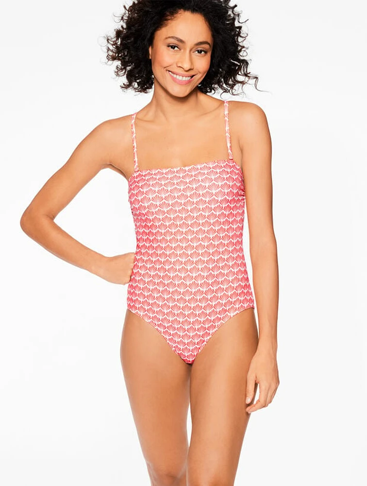 Aqua Club Bandeau One-Piece Swimsuit