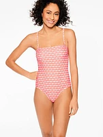 Aqua Club Bandeau One-Piece Swimsuit