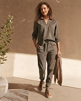 The Effortless Twill Jogger