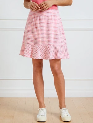 Picnic Jacquard Ruffle Skort