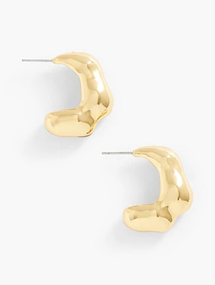 Sculptural Hoop Earrings