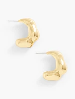 Sculptural Hoop Earrings