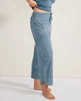 Organic Cotton Jersey Drift Curved Hem Pants