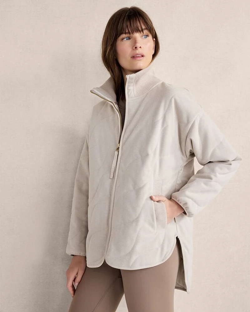 Varley Libby Plush Quilt Jacket