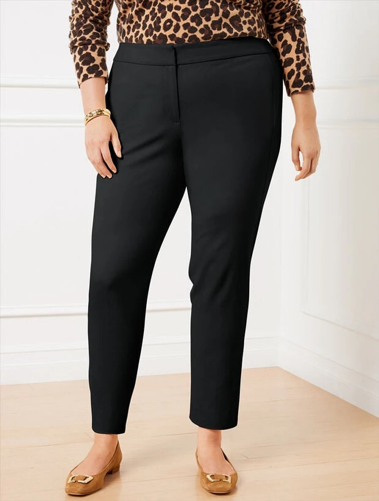 Plus Exclusive Talbots Chatham Slim Ankle Pants - Solid Curvy Fit