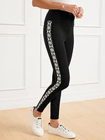 Therma Stretch Leggings - Diamond Snowflake