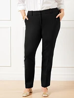 Straight Leg Ponte Trousers