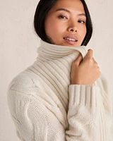 Cashmere Chunky Cable Knit Cardigan