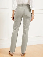 Sparkle Stretch Corduroy Straight Leg Pants