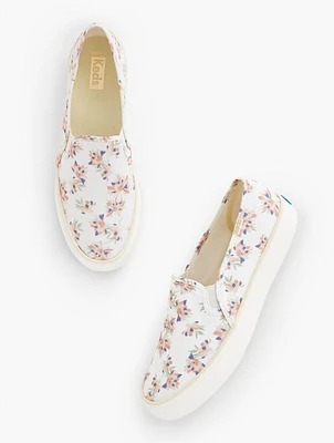 Keds® Double Decker Slip-On Sneakers - Floral