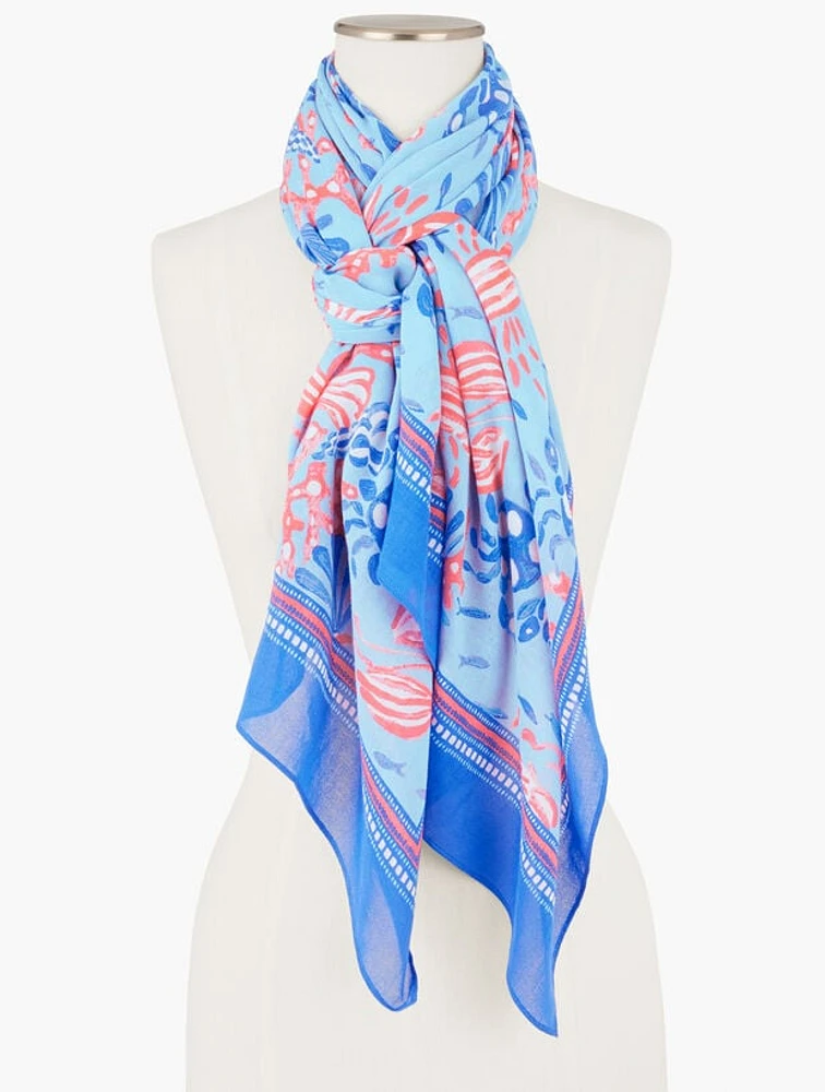 Underwater Vision Oblong Scarf