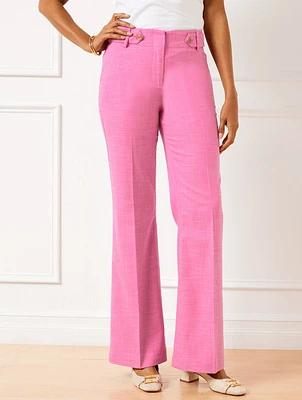 Flare Leg Twill Pants