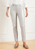 Slim Ankle Jeans - Silver Foil Curvy Fit