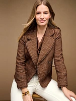 Fringe Tweed Cropped Jacket