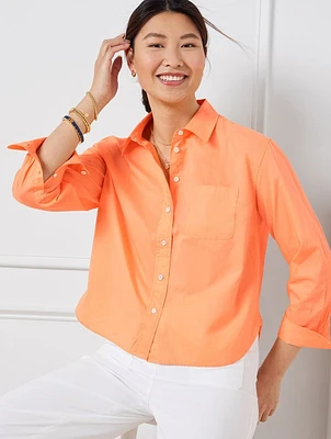 Poplin Short Shirt