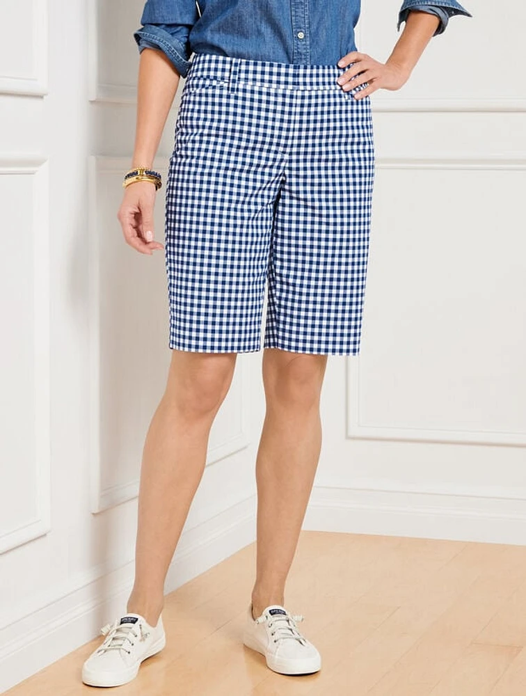 Perfect Shorts - 10.5” Sunrise Gingham