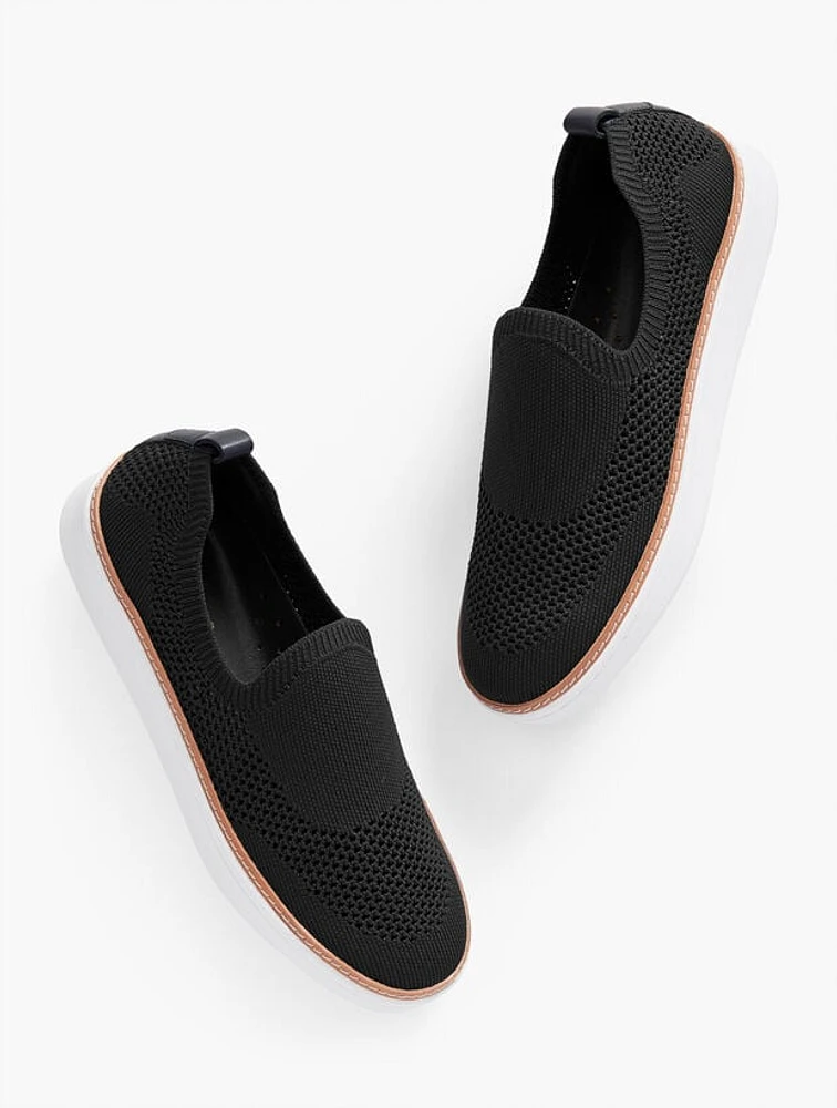 Brittany Slip On Knit Sneakers