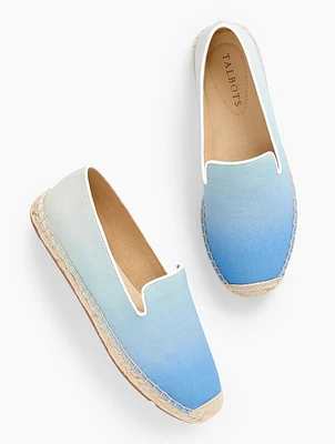 Izzy Espadrille Flats - Ombré