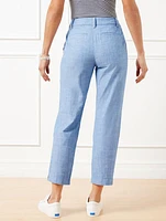 Perfect Crops - Newport Chambray Curvy Fit