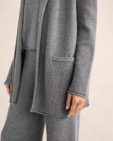 Cashmere Hooded Cardigan