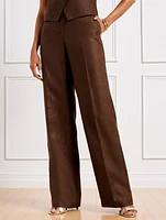 Luxe Irish Linen Wide Leg Pants