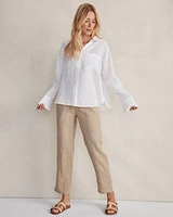 Linen Straight Leg Pants